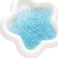 2mm light blue translucent chameleon glass seed beads for DIY jewelry in star tray - 450g Pack (2x4mm, Approx. 6700 Pieces) / Sky Blue