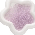 Lavender translucent chameleon glass seed beads for DIY jewelry and beaded crafts - 450g Pack (2x4mm, Approx. 6700 Pieces) / Light Purple