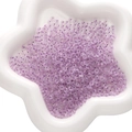 Translucent lavender glass seed beads in star tray for DIY jewelry making - 450g Pack (2x4mm, Approx. 6700 Pieces) / Phoenix Purple