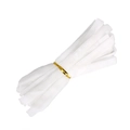 10mm white velvet ribbon roll for clothing crafts and elegant gift wrapping materials - Width 10mm 5 Yards/Pack / White