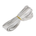 10mm silver grey velvet ribbon roll with a soft texture for garment and DIY crafts - Width 10mm 5 Yards/Pack / Gray
