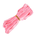 10mm bright pink velvet ribbon bundle with soft texture and golden twist tie fastener - Width 10mm 5 Yards/Pack / Pink