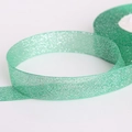 Sparkling emerald green glitter ribbon 38mm for DIY crafts and gift packaging - Peacock Green