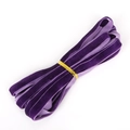 Deep purple 10mm non-elastic velvet ribbon roll for garment accessories and gift wrapping - Width 10mm 5 Yards/Pack / Deep purple