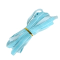 Light blue velvet ribbon roll with gold tie for DIY crafts and clothing accessories - Width 10mm 5 Yards/Pack / Light Blue
