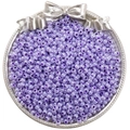 Perles de rocaille 4mm violet clair poli pour la création de bijoux DIY et artisanat - 4mm (Ouverture Environ 1mm) / 10g/Paquet(env. 170 pièces) / Violet(NB20)