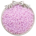 Perles de rocaille 4mm violettes et roses en verre pour bijoux DIY faits main - 4mm (Ouverture Environ 1mm) / 10g/Paquet(env. 170 pièces) / Pourpre Rose(NB18)