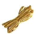 Nastro di velluto glitterato oro metallizzato da 10 mm per confezioni regalo e fai da te - Oro