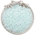 Perles de rocaille 4mm vert menthe pâle dans un plateau argenté pour bijoux DIY - 4mm (Ouverture Environ 1mm) / 10g/Paquet(env. 170 pièces) / Bleu Clair(NB10)