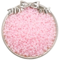Perles de rocaille 4mm rose clair translucide dans un plateau pour bijoux DIY artisanat - 4mm (Ouverture Environ 1mm) / 10g/Paquet(env. 170 pièces) / Rose(NB7)