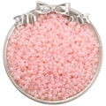 Perles de rocaille 4mm rose crème polies dans un plat argenté pour bijoux DIY - 4mm (Ouverture Environ 1mm) / 10g/Paquet(env. 170 pièces) / Rouge Orangé(NB6)