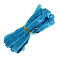 Nastro glitterato blu lago da 10mm per artigianato e confezioni regalo effetto lucido - Blu Lago