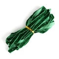Nastro di velluto verde scuro da 10mm con glitter e finitura scintillante - Verde