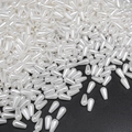 White teardrop ABS imitation pearl beads with smooth finish for DIY jewelry making - Teardrop Style (38)