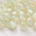 Dreamy yellow and green iridescent resin round beads for DIY bracelet jewelry making - 10mm (10 Pcs/Pack) / Light Green