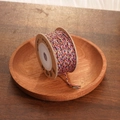 Rainbow wax cotton cord on wooden spool for DIY jewelry and handmade bracelets - Tibetan Color