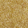 Champagne gold faceted glass beads with interior glitter for DIY jewelry making - 4mm / Gold