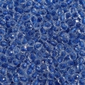 4mm faceted round blue glass beads with glitter core for DIY jewelry and necklaces - 4mm / Sapphire Blue