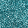 Faceted transparent blue glass beads with glitter finish for DIY jewelry making - 4mm / Peacock Green