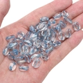 Blauwe glazen koffieboon kralen voor DIY sieraden maken en handgemaakte kettingen - 10x8mm (20 Stuks/Pak) / Meer blauw