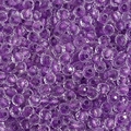 Sparkling purple faceted glass seed beads with internal glitter for DIY jewelry making - 4mm / Red Purple