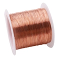 0.3-0.4mm copper craft wire spool in bright metallic finish for jewelry making - Fine (0.3) / Copper