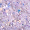 Mix di paillettes viola cangianti a forma di stella luna farfalla e fiore per DIY - Modello 25 (ZL52)