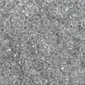 Transparent 4mm faceted glass seed beads for DIY jewelry and beaded necklaces - 4mm / Gray
