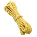 Cordon de coton tressé jaune vif de 3-4mm pour bijoux DIY et accessoires faits main - Environ 4mm 100m/Paquet / Jaune Citron