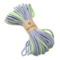 Light purple and pale green gradient cotton cord for handmade jewelry and DIY crafts - Green Purple Series