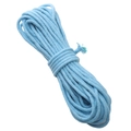 Premium bundle of light blue 4mm braided core-spun cotton rope for DIY handmade crafts - Light Blue