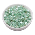 7-8mm mint green lily of the valley acrylic pearls with gold loops for DIY jewelry - Lily of the Valley 8mm Green