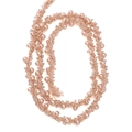 Handmade beaded 50cm light pink braid lace with faux pearls for DIY jewelry making - Approx 7mm Wide (Polyester + 2mm Glass Beads + 4mm Artificial Pearl) 50cm Pack / Champagne