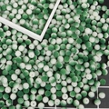 10mm green and white gradient caviar texture ABS pearl beads for DIY jewelry making - 10mm / Beige & Green