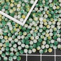 10mm multi-color gradient ABS textured pearl beads for DIY handmade jewelry crafts - 10mm / Beige & Green & Yellow