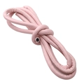 Cordon en cuir PU rose clair 6mm avec coutures fines pour bricolage et sacs - Cordon en Cuir Monochrome / 6mm x 1m / Rose