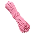 Pink 3-4mm braided cotton cord rope for DIY handmade crafts and jewelry projects - Hot Pink