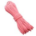 Pink gradient 3-4mm cotton core braided rope for DIY handicraft and accessories - Sunset Pink