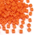 Leuchtend orangefarbene 5mm Acryl-Würfelperlen für DIY-Armbänder und Schmuckhandwerk - 5mm (20g/Pack ca. 140 Stk.) / Orange