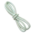 Cordon en cuir PU vert menthe de 6mm avec fini nacré pour bricolage et artisanat - Cordon en Cuir Bicolore / 6mm x 1m / Système Vert