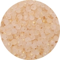 Frosted 4mm champagne peach glass beads with gold foil inside for DIY jewelry making - Beige