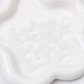 Translucent white 5mm frosted cube glass beads for DIY bracelet and jewelry making - 5x5mm (Aperture approx 1mm, 11g/Pack, approx 50 pcs) / White