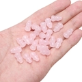 Soft pink 8x14mm gourd-shaped glass beads for handmade DIY jewelry and bracelets - 15 Pieces/Pack (8x14mm) / Light Pink
