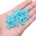 Sky blue 8x14mm gourd-shaped glass beads for handmade DIY jewelry and necklaces - 15 Pieces/Pack (8x14mm) / Blue