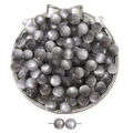 Spherical grey cat eye resin beads with cat eye effect for DIY jewelry making - 10mm (10pcs/pack) / Gray