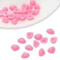 Pink heart shaped acrylic safety nose for DIY crochet doll and plush toy making - 7x9mm-100pcs/Pack / Pink
