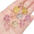 Transparent acrylic duck shaped beads in colorful mix for DIY phone chain and jewelry - 20Pcs/Pack / Duck (Transparent Glossy)