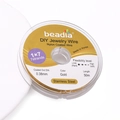 Fil en acier inoxydable doré 0,38mm avec revêtement nylon pour bijoux DIY - 0.38mm x 50m / Or