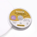 Fil de bijouterie DIY 0,38mm couleur acier acier inoxydable gainé nylon 7 brins perlage - 0.38mm x 50m / Acier