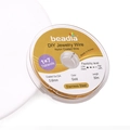 Fil de perlage doré 0,6mm en acier inoxydable, bobine de 30m pour bijoux - 0.6mm x 30m / Or